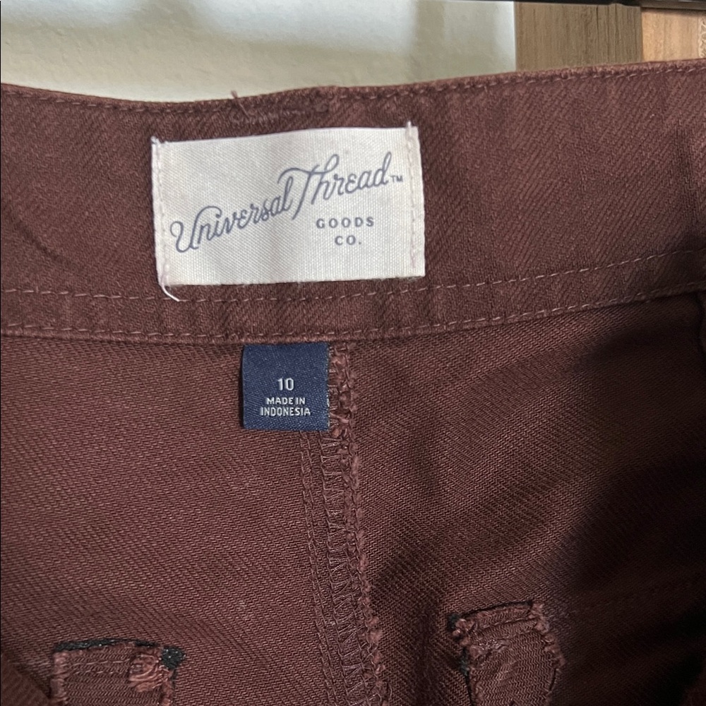 Universal Thread Women's Chinos in Deep Brown